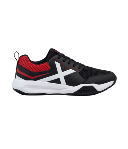 Padel Shoes Munich Focus 02 Negro/Rojo 2025