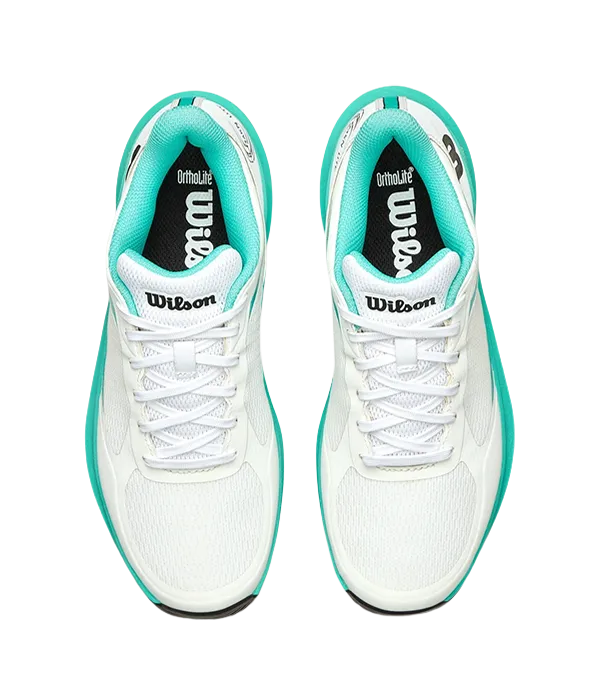 Padel Shoes Wilson Hurakn Lite White/Turquoise/Black Mujer 2025