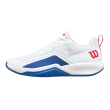 Padel Shoes Wilson Rush Pro Lite White/Deja Vu Blue /Wilson Red 2025