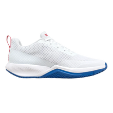 Padel Shoes Wilson Rush Pro Lite White/Deja Vu Blue /Wilson Red 2025