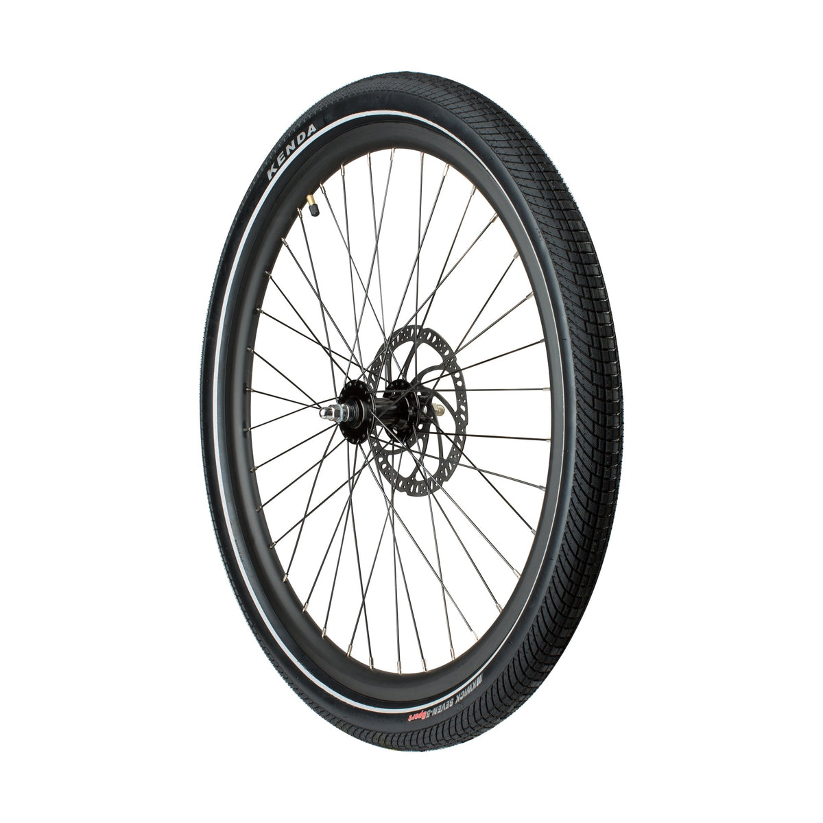 Aventon Complete Front Wheel Side View Pace 350/Pace 350 V2 SKUs: 19100-0700011