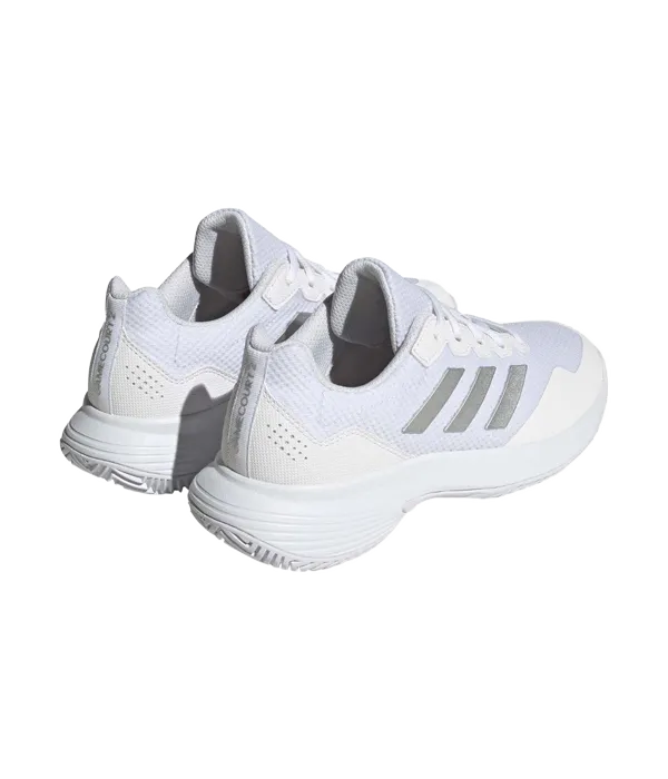 Padel Shoes Adidas GameCourt 2 Mujer Blanco
