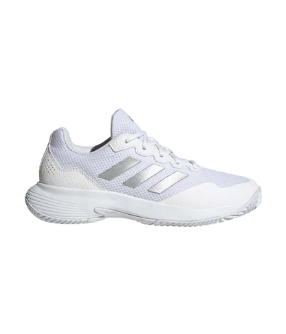 Padel Shoes Adidas GameCourt 2 Mujer Blanco