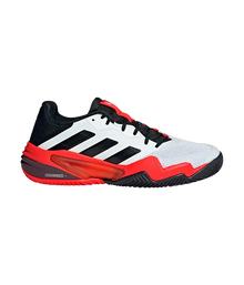 Padel Shoes Adidas Barricade 13 CL Blanco/Rojo