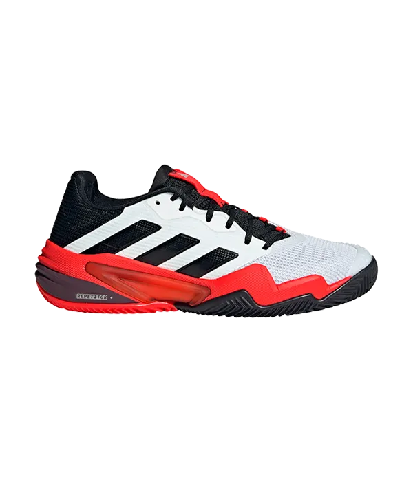 Padel Shoes Adidas Barricade 13 CL Blanco/Rojo
