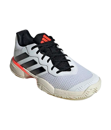 Padel Shoes Adidas Barricade Kids White Rojo