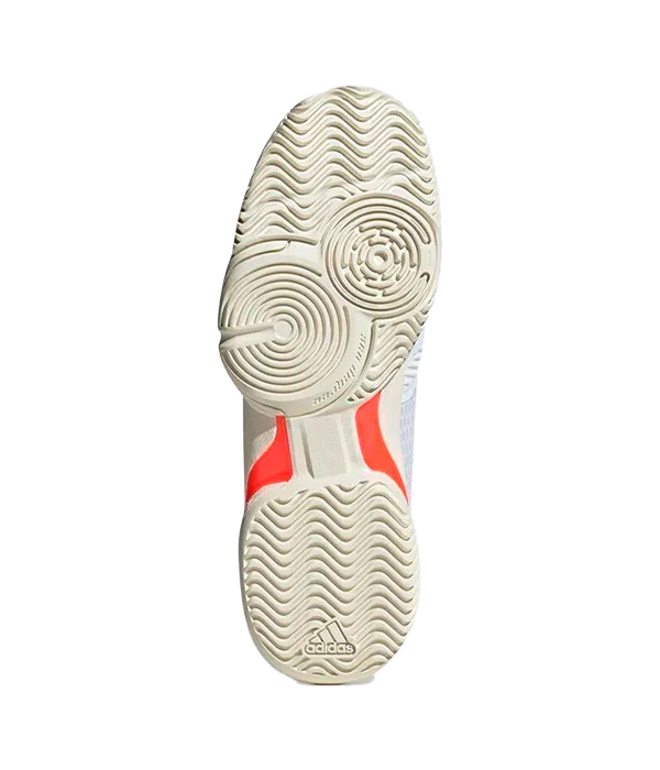 Padel Shoes Adidas Barricade Kids White Rojo