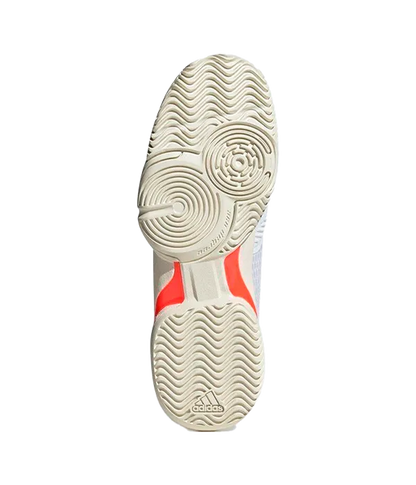 Padel Shoes Adidas Barricade Kids White Rojo