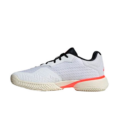 Padel Shoes Adidas Barricade Kids White Rojo