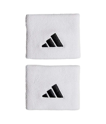 Wristbands Adidas Corta Blanca Logo Pequeño (x2) 2025