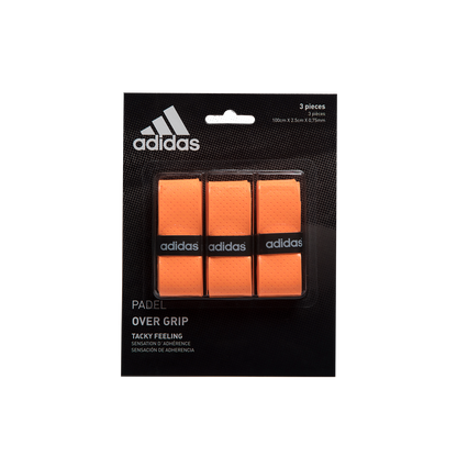 Adidas Overgrips Padel Tennis Pickleball Accessory Pack of 3 Units Orange