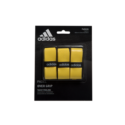 Adidas Overgrips Padel Tennis Pickleball Accessory Pack of 3 Units Yellow