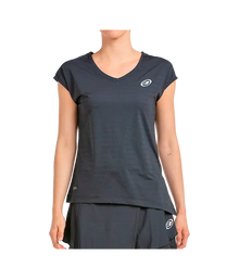 Camiseta Bullpadel Adoros Mujer Negro 2025