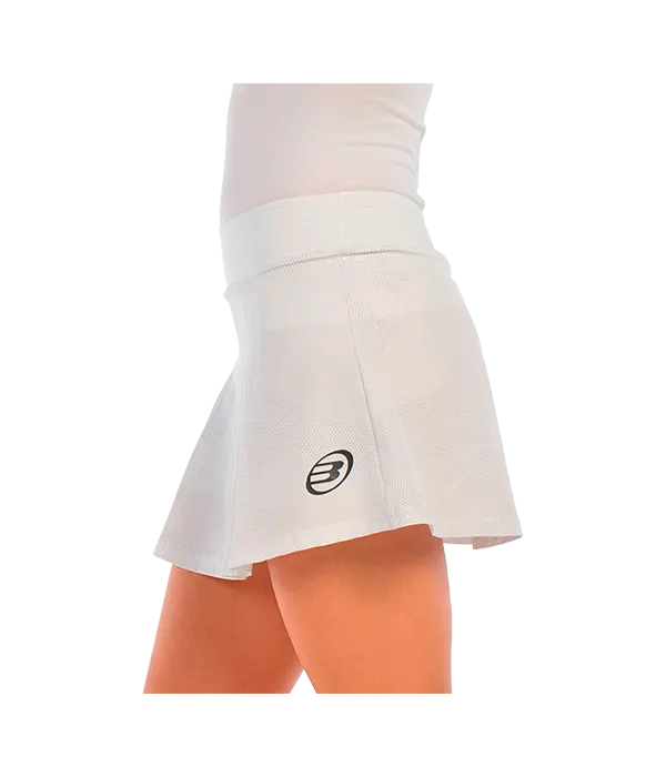 Falda Bullpadel Adoso White 2025 Premier Padel