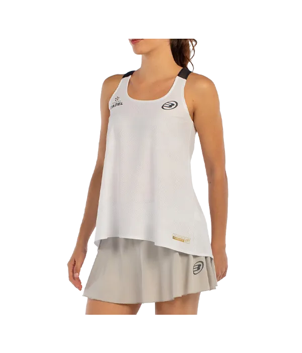 Camiseta Tirantes Bullpadel Agore Mujer White 2025