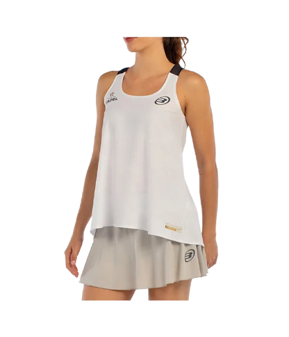 Camiseta Tirantes Bullpadel Agore Mujer White 2025