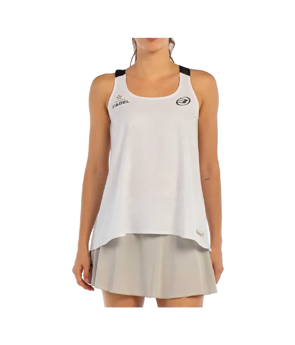 Camiseta Tirantes Bullpadel Agore Mujer White 2025