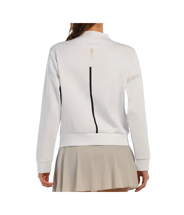 Sudadera Bullpadel Airar Mujer White 2025