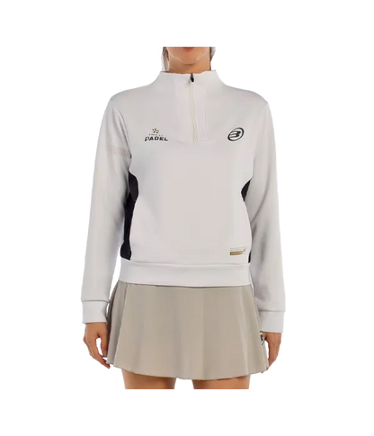Sudadera Bullpadel Airar Mujer White 2025
