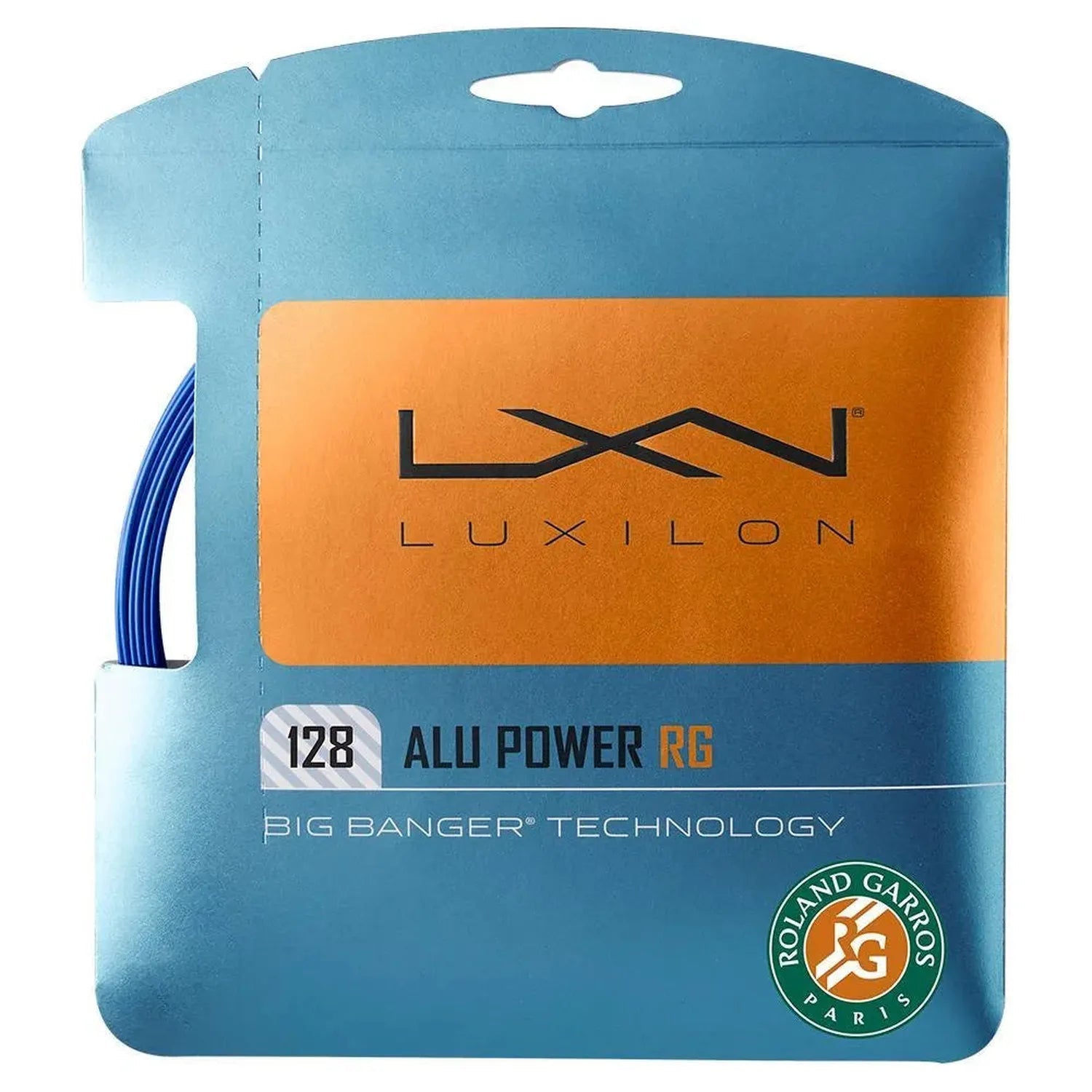 ALU Power 128 Roland Garros Tennis String Blue and WhiteTienda Tennis