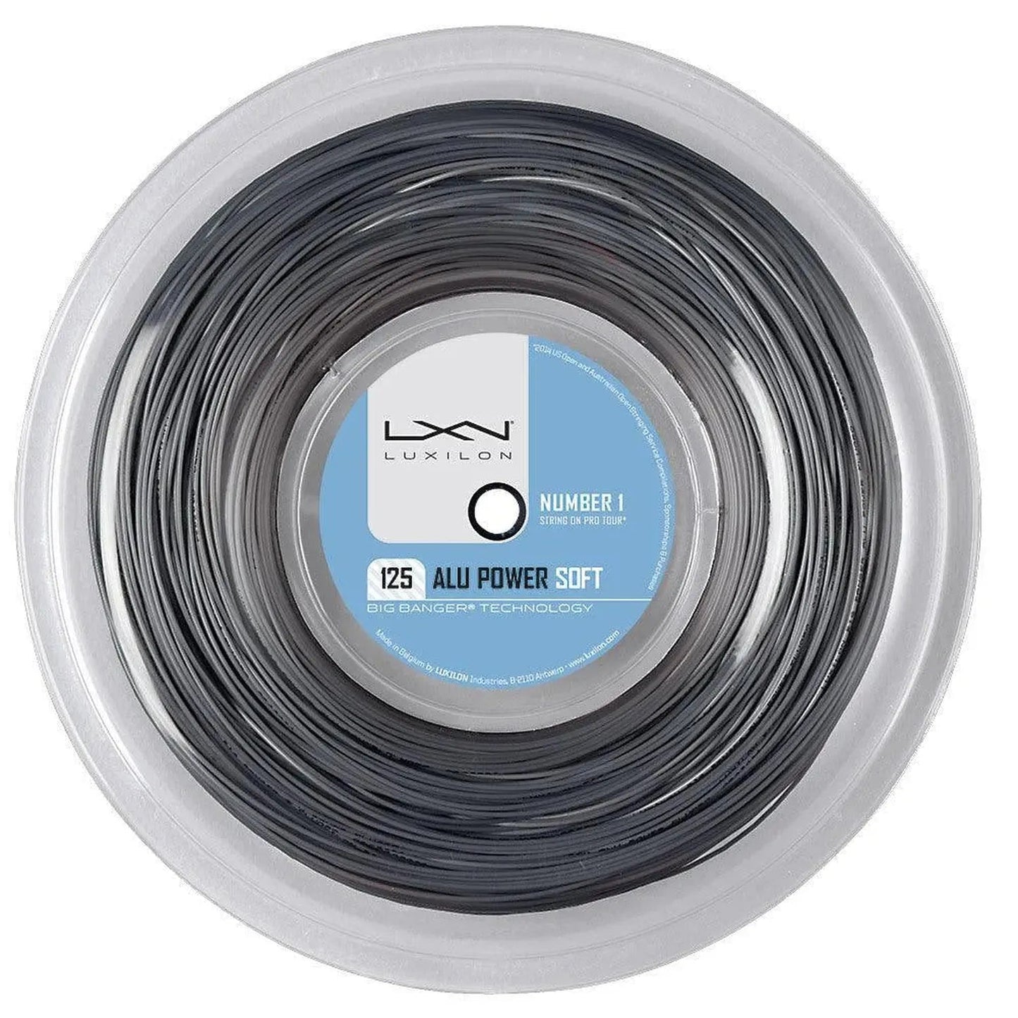 ALU Power Soft 17G Tennis String Reel SilverTienda Tennis