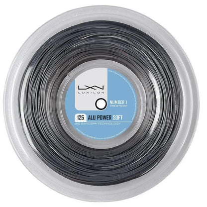ALU Power Soft 17G Tennis String Reel SilverTienda Tennis