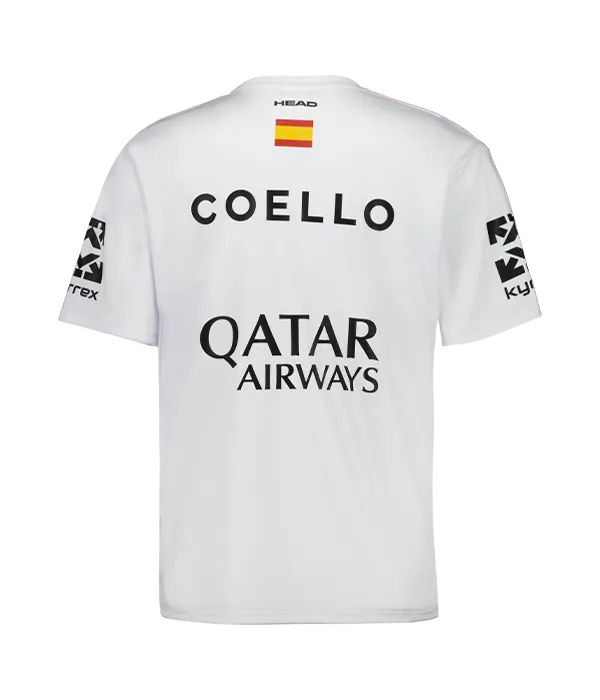 Camiseta HEAD White 2025 Arturo Coello