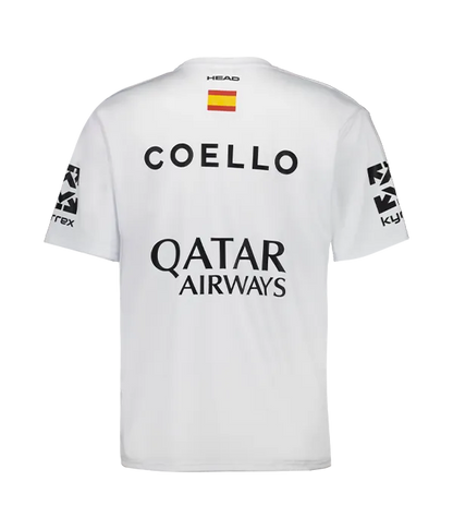 Camiseta HEAD White 2025 Arturo Coello