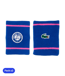 Wristbands Lacoste Roland Garros Azul Marino (Pack x2) 2025