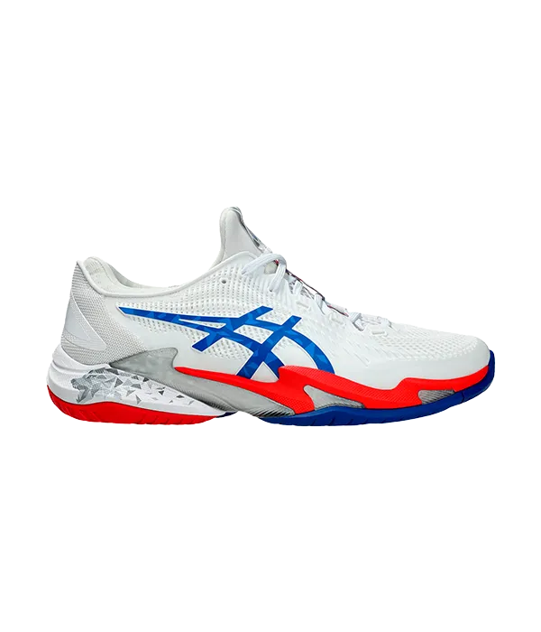 Padel Shoes Asics Court FF 3 Novak Clay White/Asics Blue
