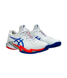 Padel Shoes Asics Court FF 3 Novak Clay White/Asics Blue