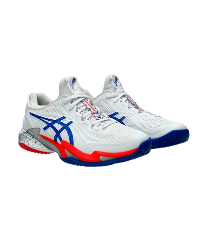 Padel Shoes Asics Court FF 3 Novak Clay White/Asics Blue