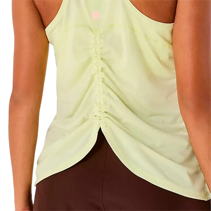 Camiseta Asics Nagino Run Ajustable Amarillo Mujer