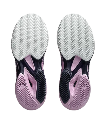 Padel Shoes Asics Solution Speed FF 3 Clay Mujer Light Ube/Indigo Fog 2025