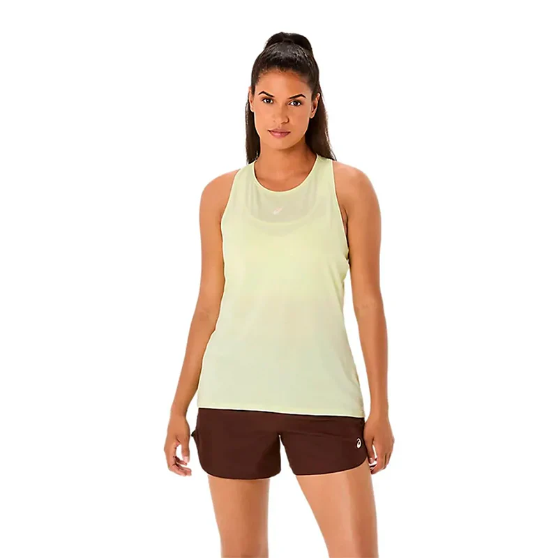 Camiseta Asics Nagino Run Ajustable Amarillo Mujer
