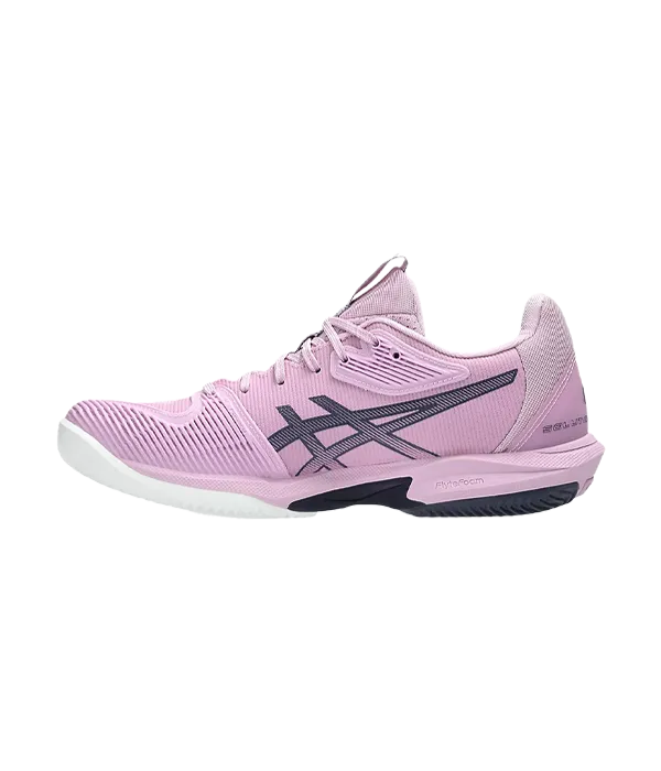 Padel Shoes Asics Solution Speed FF 3 Clay Mujer Light Ube/Indigo Fog 2025