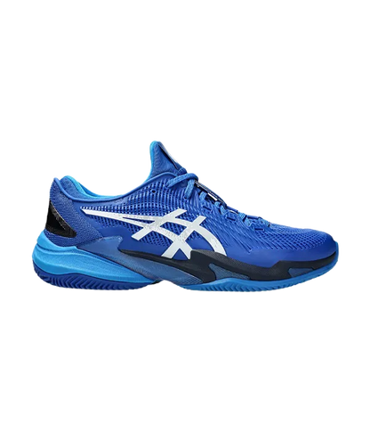 Padel Shoes Asics Court FF 3 Novak Clay Tuna Blue/Pure Silver 2025
