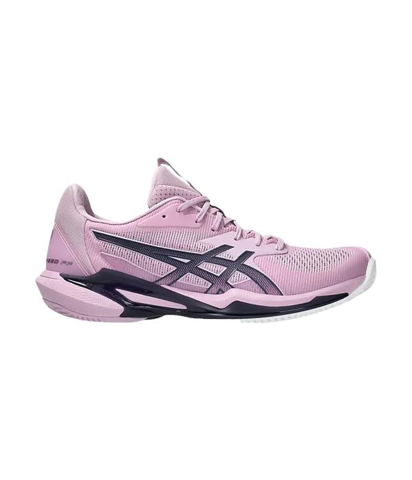 Padel Shoes Asics Solution Speed FF 3 Clay Mujer Light Ube/Indigo Fog 2025