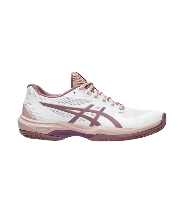 Padel Shoes Asics Game FF Padel Mujer White/ Purple Oxide