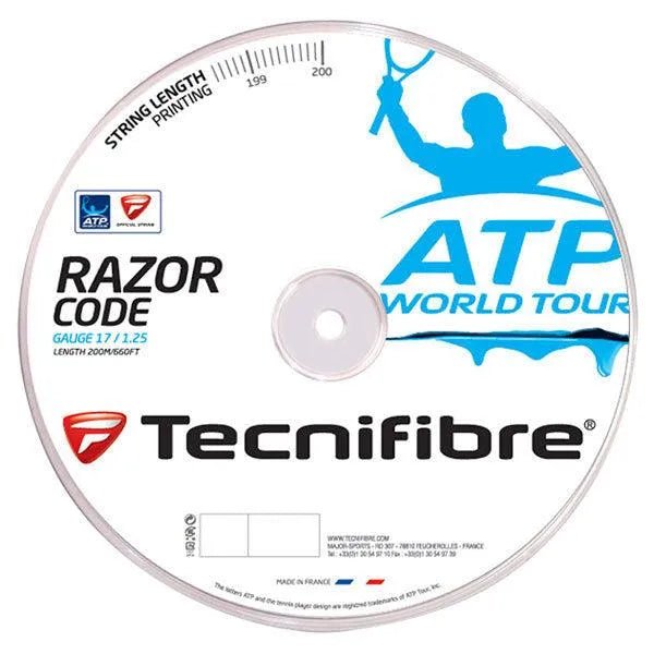 ATP Razor Code 1.25MM/17G Tennis String Reel CarbonTienda Tennis