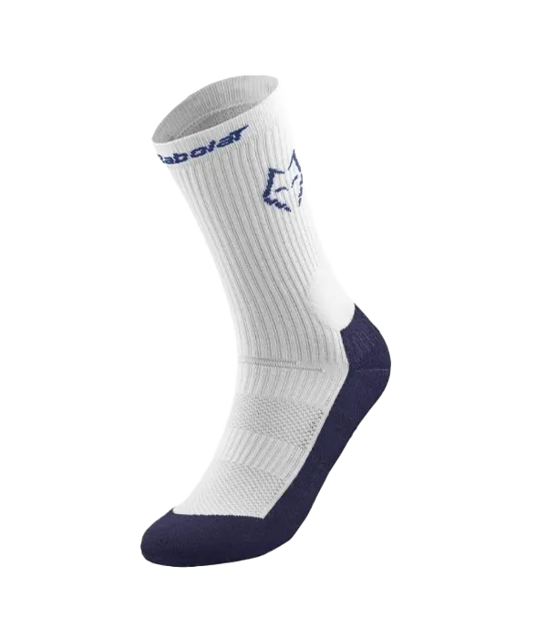 Socks Babolat Largos Mid-Calf Juan Lebron White/Estate Blue 2025
