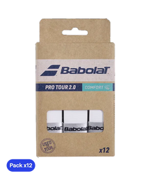 Overgrip Babolat Pro Tour 2.0 Comfort White (Pack x12)