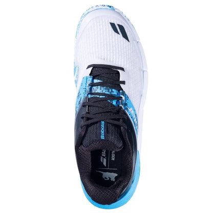 Babolat Movea 2 Men Padel Shoes | White & Cyan