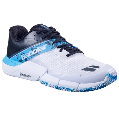 Babolat Movea 2 Men Padel Shoes | White & Cyan
