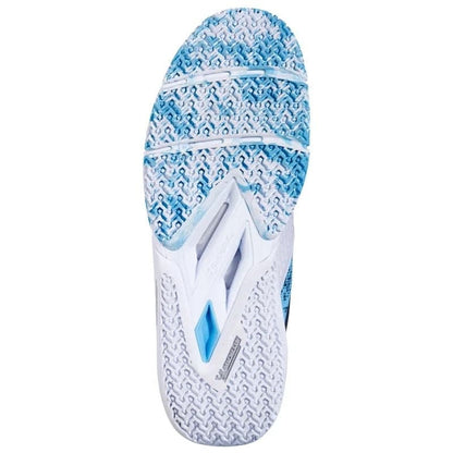 Babolat Movea 2 Men Padel Shoes | White & Cyan