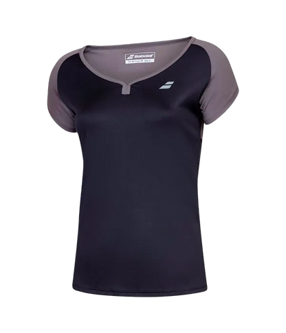 Camiseta Babolat Cap Sleeve Top Mujer Negro