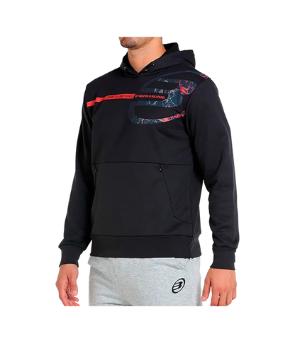 Sudadera Bullpadel Baiona Negro