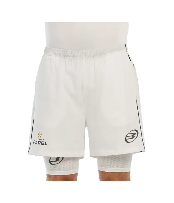 Pantalón Bullpadel Barde White 2025
