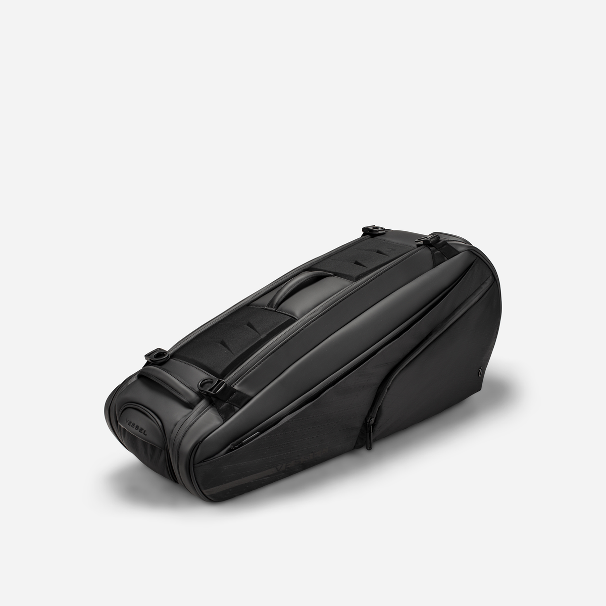 Baseline 2.0 DXR Racquet Bag laying flat on a white background