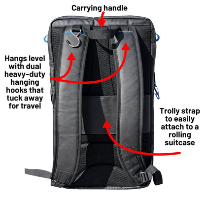 Oktō Pro Elite Paddle Sports Backpack | Black & Blue